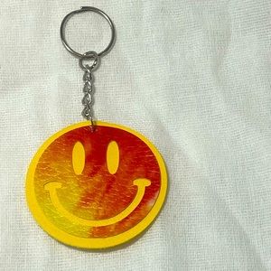 Orange smile keychain